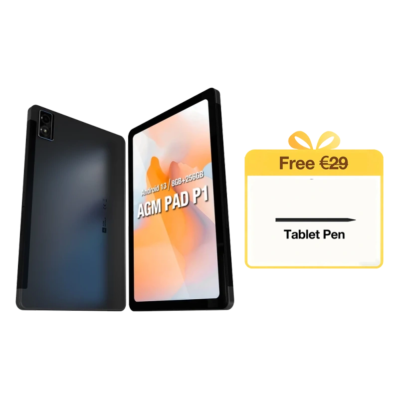 AGM パッド P1 | 4G LTE 防水＆防滴タブレット |強力なチップセット