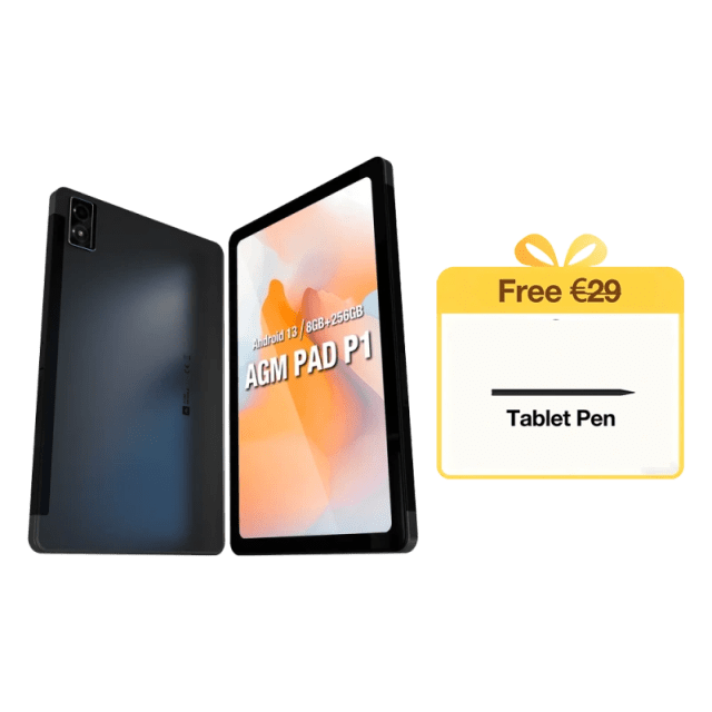 AGM パッド P1 | 4G LTE 防水＆防滴タブレット |強力なチップセット