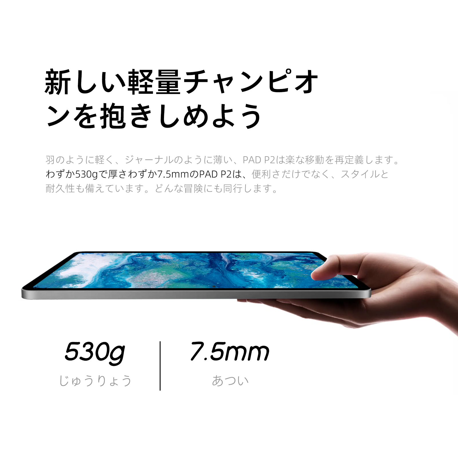 AGM PAD P2 | 4G LTE |軽くて薄い |ワイドバイン L1 |強力なチップ 