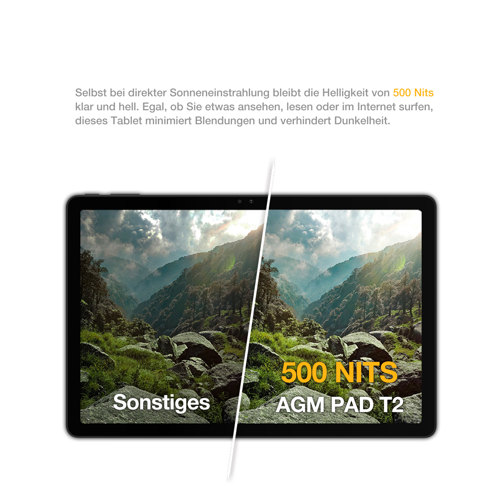 AGM PAD T2 | Brilho de 500 Nits｜11″FHD+｜256GB｜Processador MTK